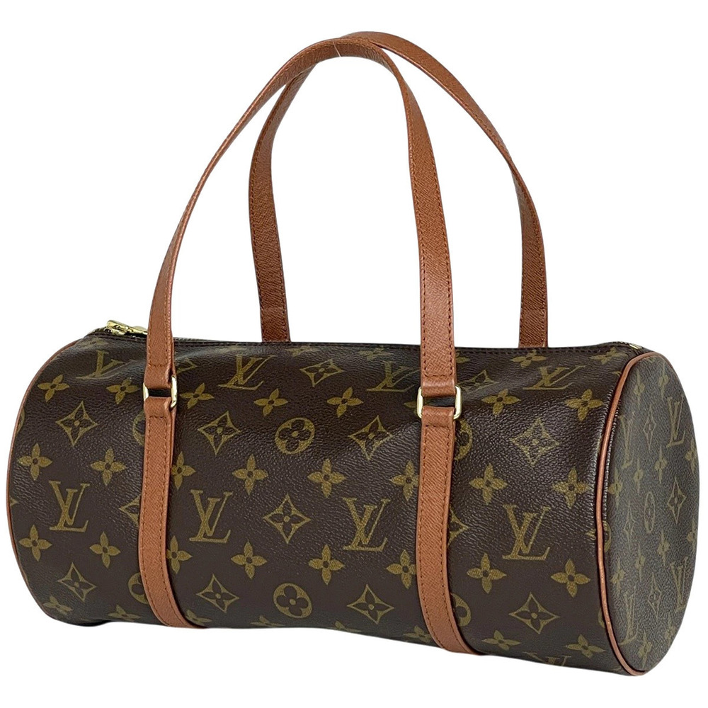 Louis Vuitton Papillon Barrel Bag cylindrical handbag Monogram brown